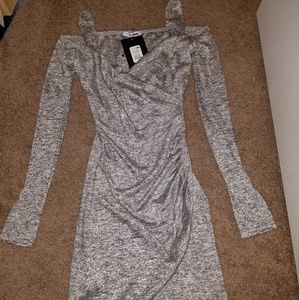 Grey bodycon dress
